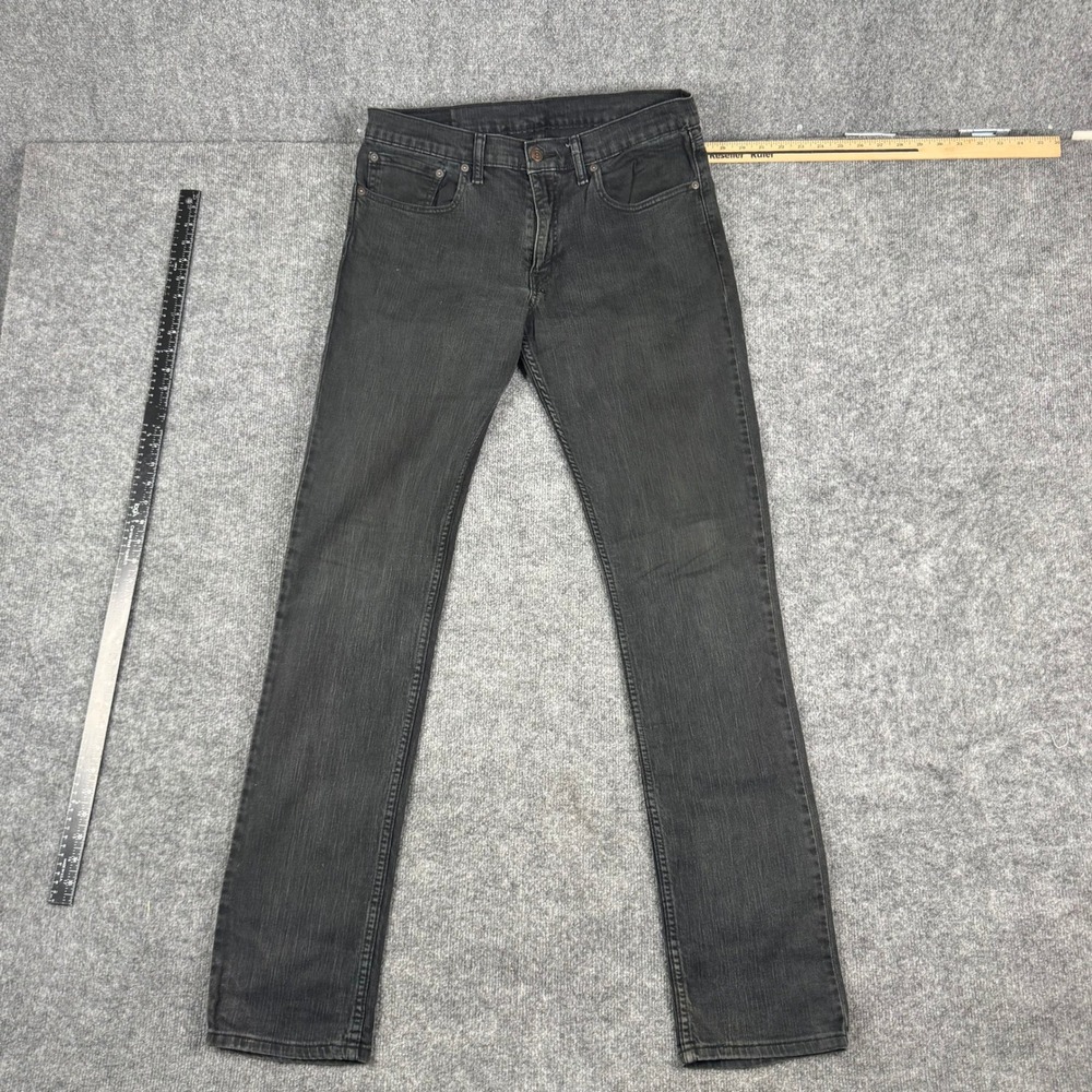 Levi's Jeans Mens Size 34 Black 511 Slim Fit Faded Stretch Denim Casual Pants